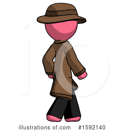 Royalty-Free (RF) Pink Design Mascot Clipart Illustration by Leo Blanchette - Stock Sample #1592140