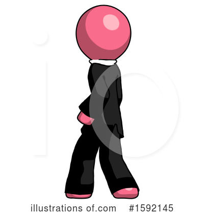 Royalty-Free (RF) Pink Design Mascot Clipart Illustration by Leo Blanchette - Stock Sample #1592145
