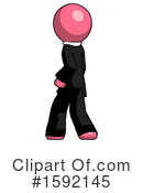 Pink Design Mascot Clipart #1592145 by Leo Blanchette