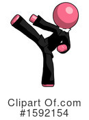 Pink Design Mascot Clipart #1592154 by Leo Blanchette