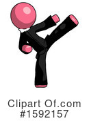 Pink Design Mascot Clipart #1592157 by Leo Blanchette