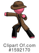 Pink Design Mascot Clipart #1592170 by Leo Blanchette