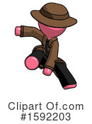 Pink Design Mascot Clipart #1592203 by Leo Blanchette