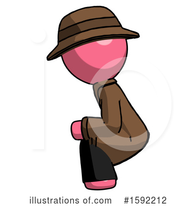 Royalty-Free (RF) Pink Design Mascot Clipart Illustration by Leo Blanchette - Stock Sample #1592212