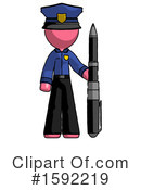 Pink Design Mascot Clipart #1592219 by Leo Blanchette