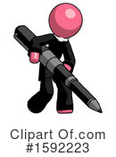 Pink Design Mascot Clipart #1592223 by Leo Blanchette