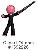 Pink Design Mascot Clipart #1592226 by Leo Blanchette
