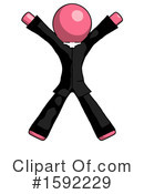 Pink Design Mascot Clipart #1592229 by Leo Blanchette