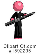 Pink Design Mascot Clipart #1592235 by Leo Blanchette