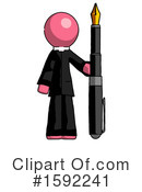 Pink Design Mascot Clipart #1592241 by Leo Blanchette