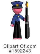 Pink Design Mascot Clipart #1592243 by Leo Blanchette