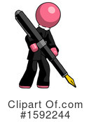 Pink Design Mascot Clipart #1592244 by Leo Blanchette
