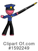 Pink Design Mascot Clipart #1592249 by Leo Blanchette
