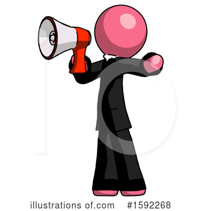 Royalty-Free (RF) Pink Design Mascot Clipart Illustration by Leo Blanchette - Stock Sample #1592268