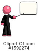 Pink Design Mascot Clipart #1592274 by Leo Blanchette