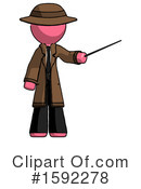 Pink Design Mascot Clipart #1592278 by Leo Blanchette