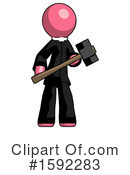 Pink Design Mascot Clipart #1592283 by Leo Blanchette