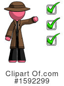 Pink Design Mascot Clipart #1592299 by Leo Blanchette