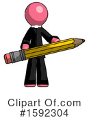 Pink Design Mascot Clipart #1592304 by Leo Blanchette