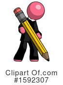 Pink Design Mascot Clipart #1592307 by Leo Blanchette
