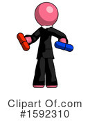 Pink Design Mascot Clipart #1592310 by Leo Blanchette