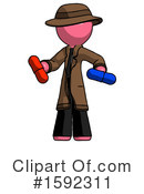 Pink Design Mascot Clipart #1592311 by Leo Blanchette