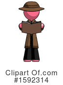Pink Design Mascot Clipart #1592314 by Leo Blanchette