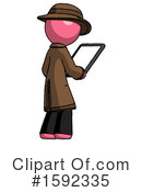 Pink Design Mascot Clipart #1592335 by Leo Blanchette