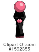 Pink Design Mascot Clipart #1592355 by Leo Blanchette