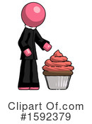 Pink Design Mascot Clipart #1592379 by Leo Blanchette