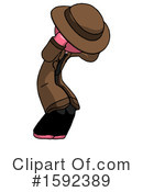 Pink Design Mascot Clipart #1592389 by Leo Blanchette