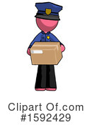 Pink Design Mascot Clipart #1592429 by Leo Blanchette