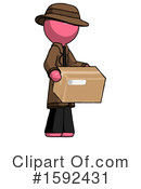 Pink Design Mascot Clipart #1592431 by Leo Blanchette