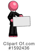 Pink Design Mascot Clipart #1592436 by Leo Blanchette