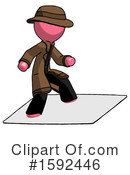 Pink Design Mascot Clipart #1592446 by Leo Blanchette