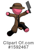 Pink Design Mascot Clipart #1592467 by Leo Blanchette
