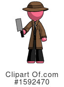 Pink Design Mascot Clipart #1592470 by Leo Blanchette