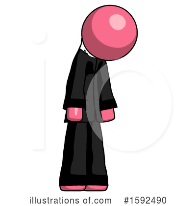 Royalty-Free (RF) Pink Design Mascot Clipart Illustration by Leo Blanchette - Stock Sample #1592490