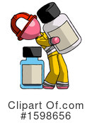 Pink Design Mascot Clipart #1598656 by Leo Blanchette