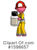 Pink Design Mascot Clipart #1598657 by Leo Blanchette