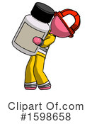 Pink Design Mascot Clipart #1598658 by Leo Blanchette