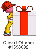 Pink Design Mascot Clipart #1598692 by Leo Blanchette