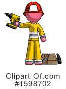 Pink Design Mascot Clipart #1598702 by Leo Blanchette