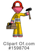 Pink Design Mascot Clipart #1598704 by Leo Blanchette