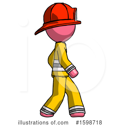 Royalty-Free (RF) Pink Design Mascot Clipart Illustration by Leo Blanchette - Stock Sample #1598718