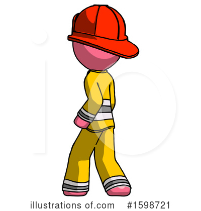 Royalty-Free (RF) Pink Design Mascot Clipart Illustration by Leo Blanchette - Stock Sample #1598721