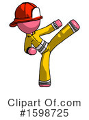 Pink Design Mascot Clipart #1598725 by Leo Blanchette