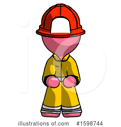 Royalty-Free (RF) Pink Design Mascot Clipart Illustration by Leo Blanchette - Stock Sample #1598744