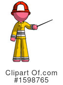 Pink Design Mascot Clipart #1598765 by Leo Blanchette