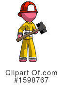 Pink Design Mascot Clipart #1598767 by Leo Blanchette